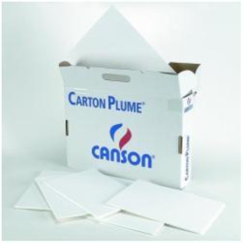 CANSON CF17FG.CARTON PLUME CL A3 5MM BIANC